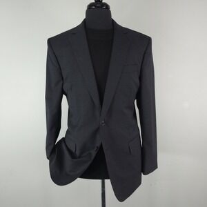 Brooks Brothers Suit Jacket Mens 40R Gray Explorer Madison Fit Stretch 2 Button